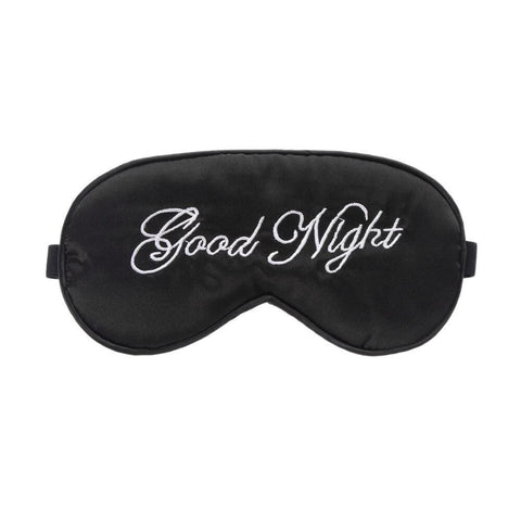 Masque de Nuit en Soie <br> Good Night Noir - Le-Roi-du-Sommeil